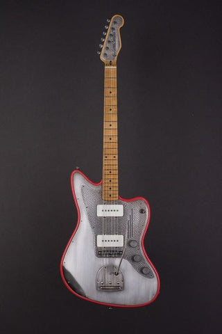 15165 Antique Silver Snakeskin Pickguard