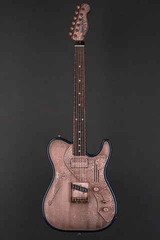 15202 Antique Copper Paisley Deluxe SteelTopCaster