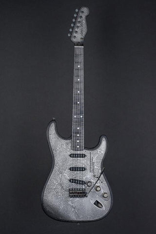 16098 Antique Silver Paisley Driftwood Steel O Matic