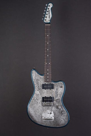 16146 Antique Silver Paisley Tuxedo Blue SteelMaster