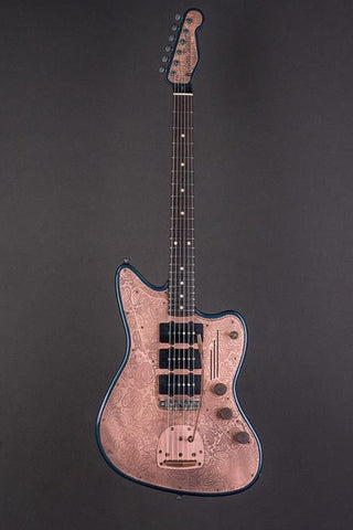 17001 Antique Copper Paisley Tuxedo Blue SteelMaster