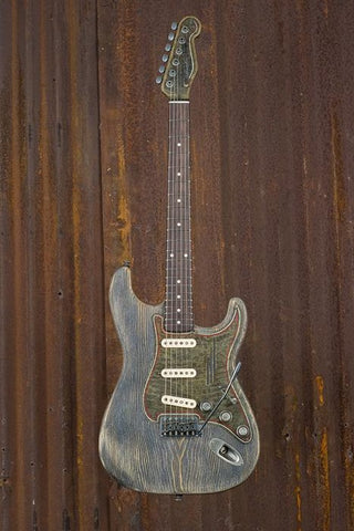 17147 Pinstripe Rusty Pickguard Driftwood SteelGuard O Matic