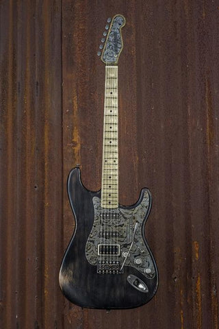 18004 Black on Steel Roses Black Relic Thin Nitro SteelGuard O Matic