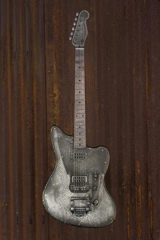 19011 Antique Silver Snakeskin Driftwood SteelTeleMaster