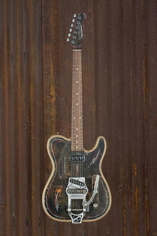 19000 Rust O Matic Gator on White and Red Pinstriped SteelTop Caster