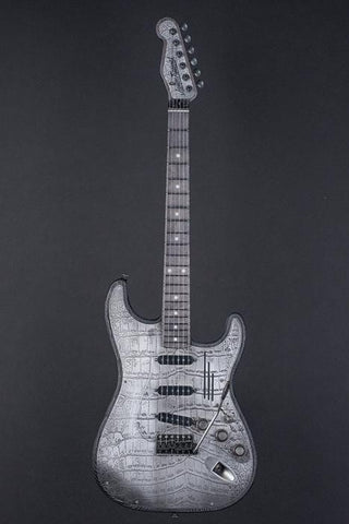 15104 Antique Silver Gator SteelTopCaster