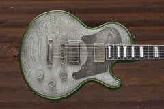 19031 Antique Silver Gator Engraved Cadillac Green Steeltop
