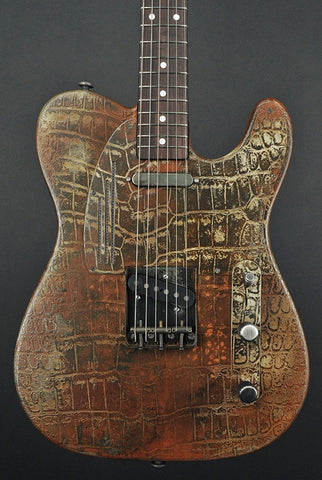 14073 Rust on Cream Gator SteelCaster