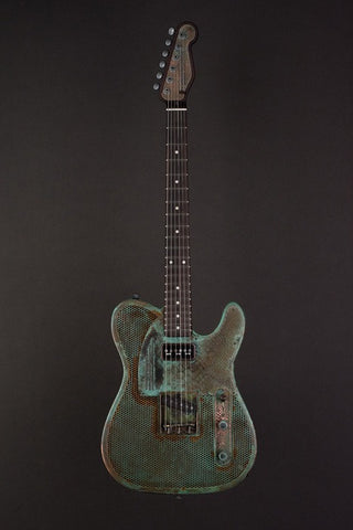 16079 Titanic Green Snakeskin Holey SteelCaster