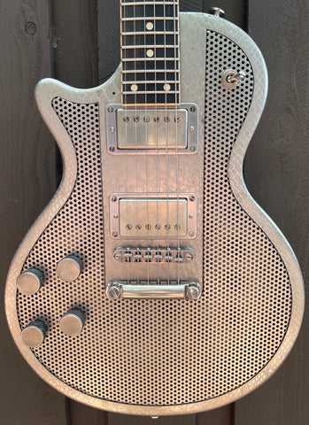 21025 Lefty Antique Silver Holey SteelDeville