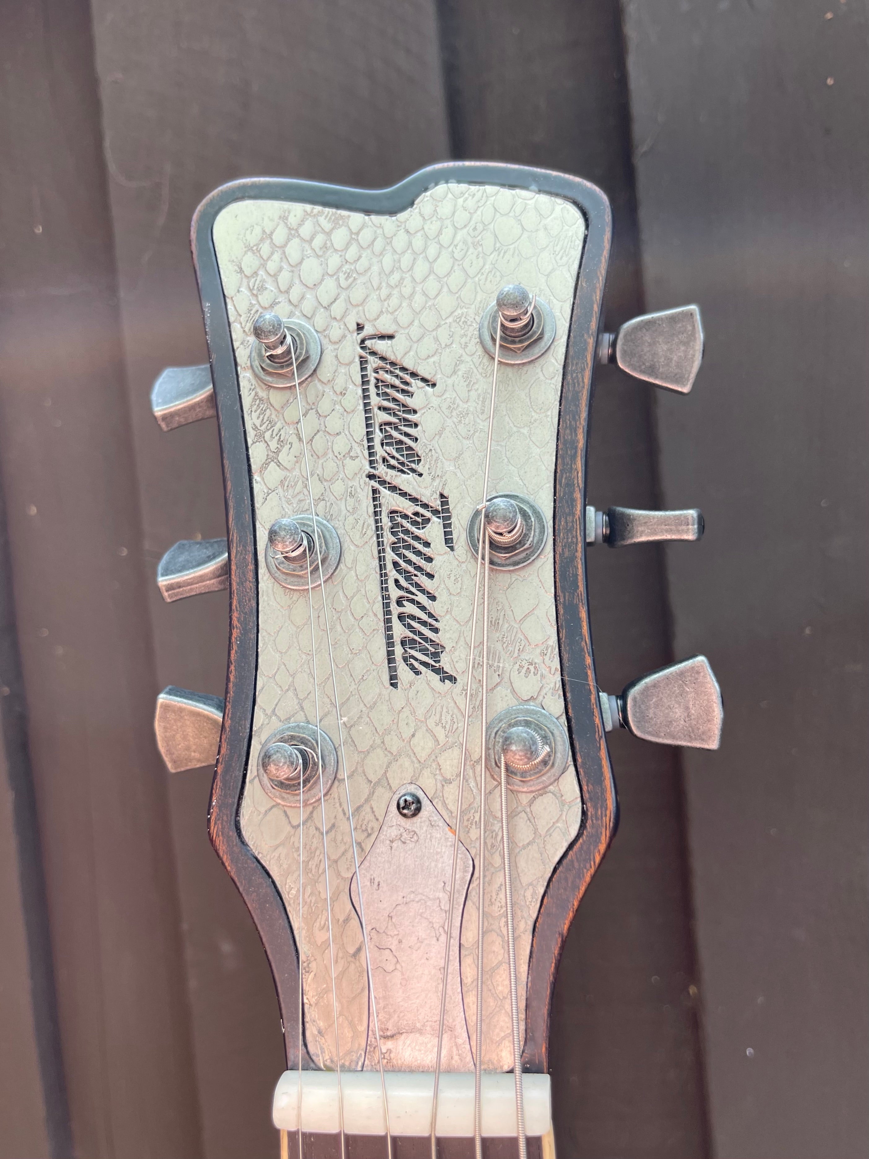 21025 Lefty Antique Silver Holey SteelDeville