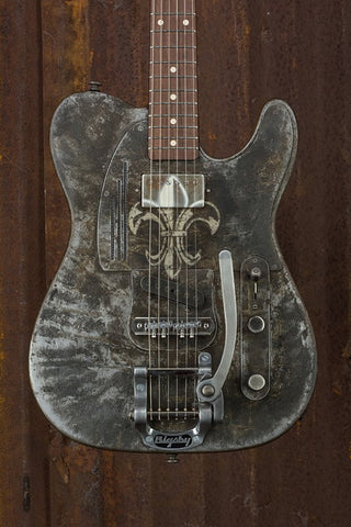 17100 Rust on Cream Fleur de Lys SteelCaster