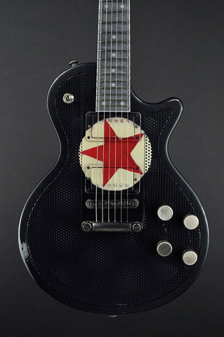 13143 Black Red Star Holey SteelDeville