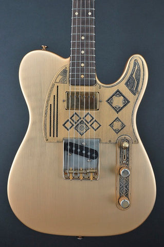 12234 Antique Brushed Gold African SteelCaster