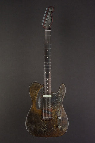 16006 Rust on Cream Snakeskin SteelCaster