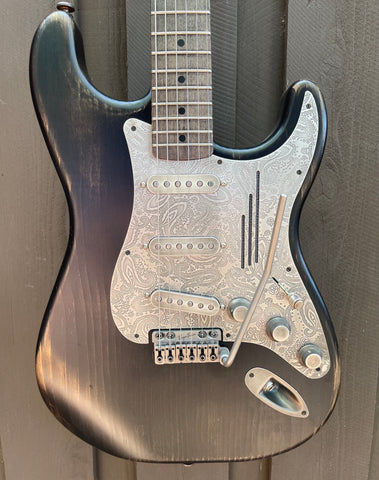 19099 Antique Silver Paisley Black Nitro SteelGuard O Matic