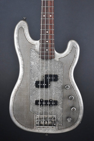 10262 Antique Silver Paisley SteelCaster Bass – James Trussart