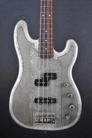 10262 Antique Silver Paisley SteelCaster Bass