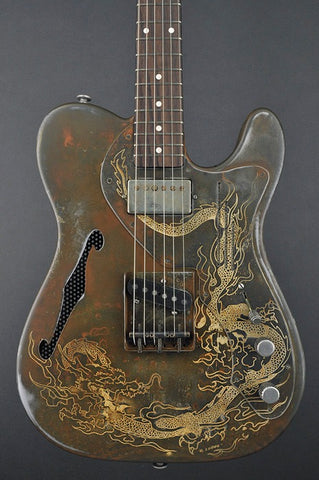 13073 Rust on Cream Dragon Deluxe SteelCaster