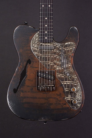 16039 Rust On Cream Gator Deluxe SteelCaster
