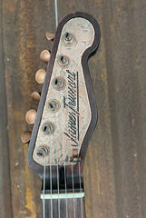 21078 Antique Copper Roses Engraved Deluxe SteelCaster