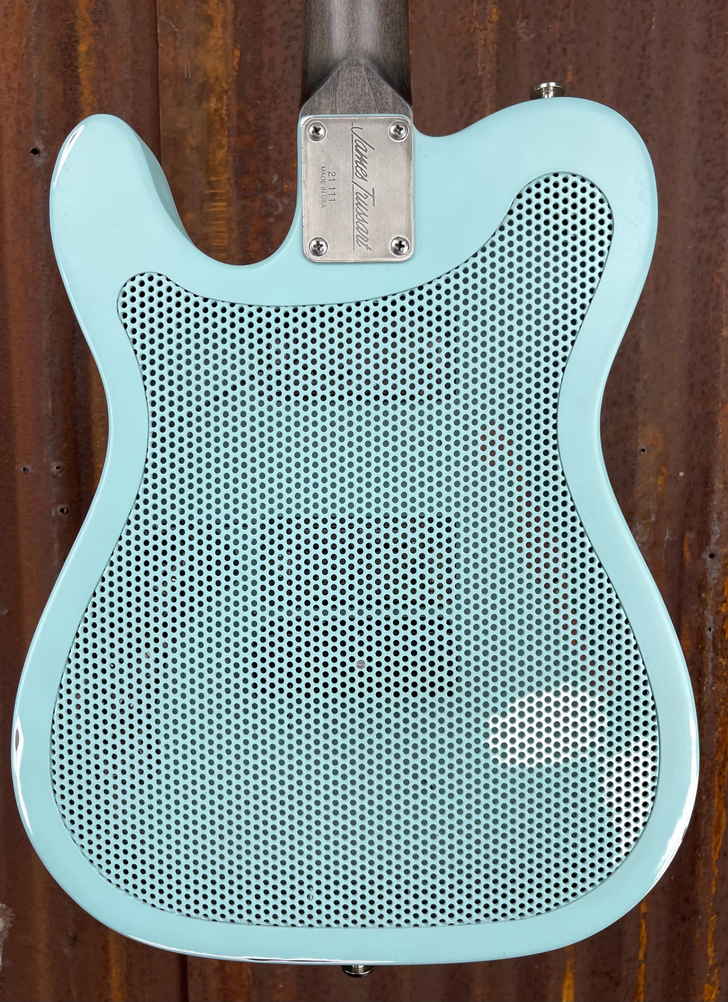 21111 Cream on Steel Paisley Ocean Blue Deluxe SteelCaster