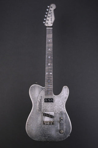 15066 Antique Silver Roses SteelCaster