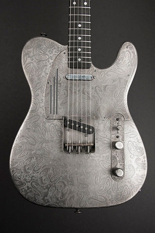 11099 Antique Silver Paisley SteelCaster
