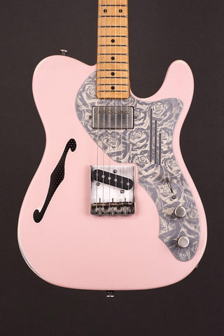 17031 Shell Pink on Cream Roses Deluxe SteelCaster