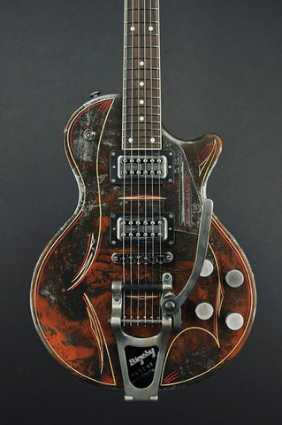 13202 Rust O Matic Pinstripe SteelDeville with B7 Bigsby