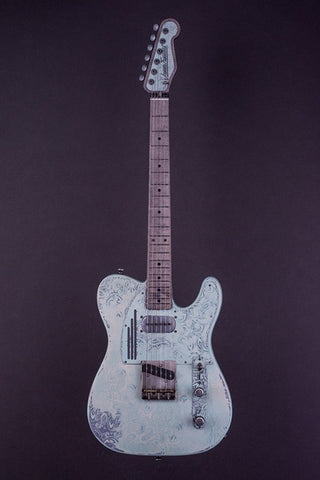16026 Ocean Blue Paisley SteelCaster