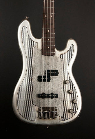 11063 Antique Silver African SteelCaster Bass