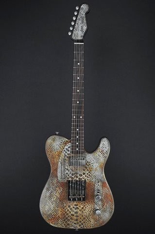 11212 Rust on Cream Snakeskin SteelCaster