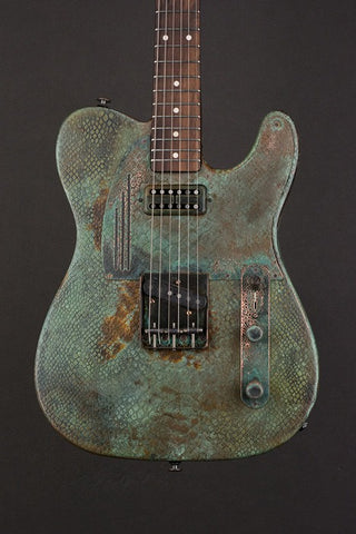 16080 Titanic Green Snakeskin SteelCaster