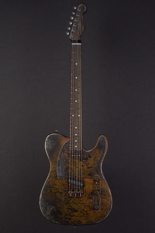 15155 Rust on Cream Roses SteelCaster