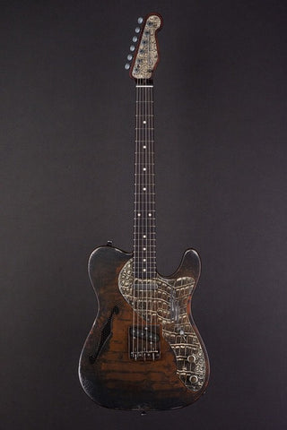 16039 Rust On Cream Gator Deluxe SteelCaster
