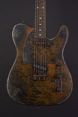 15155 Rust on Cream Roses SteelCaster