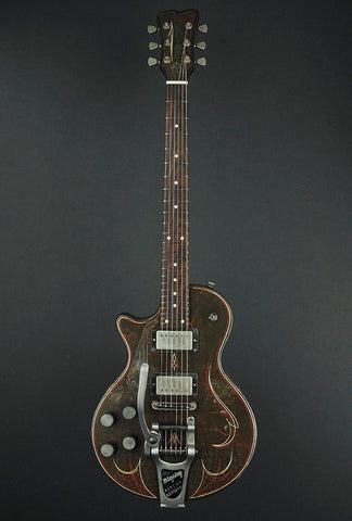 14074 Rust O Matic Pinstripe SteelDeville with B7 Bigsby LEFTY