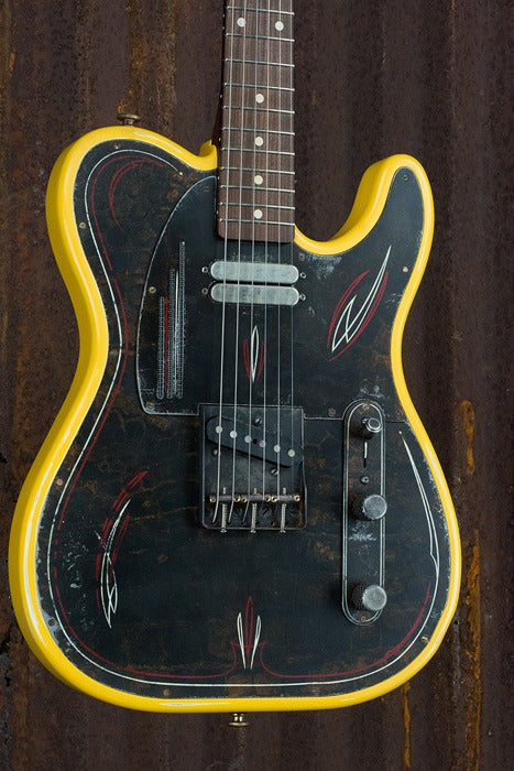 18002 Rust O Matic Pinstripe on TV Color SteelTopCaster