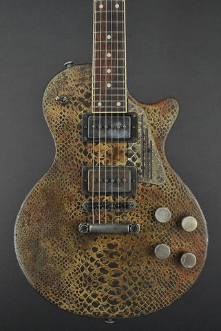 13124 Rust on Cream Snakeskin SteelDeville