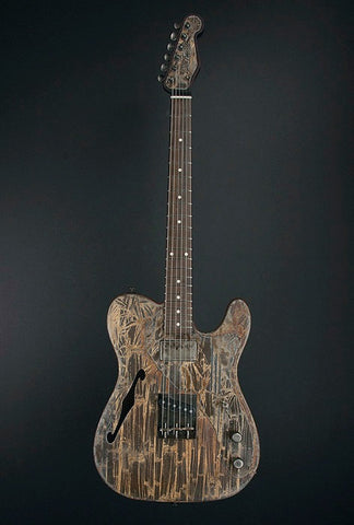 11040 Rust on Cream Bamboo Deluxe SteelCaster