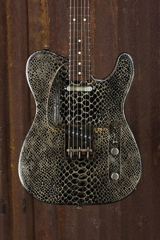 18023 Rust on Cream Snakeskin SteelCaster