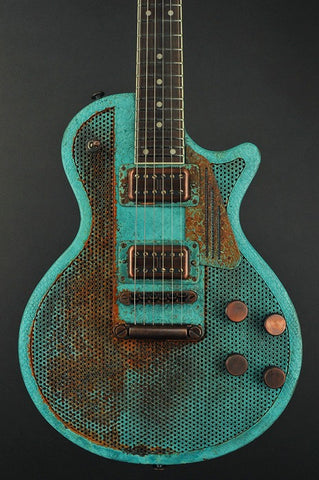 14150 Titanic Green Snakeskin SteelDeville