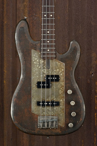 19045 Rust O Matic African Engraved SteelCaster Bass