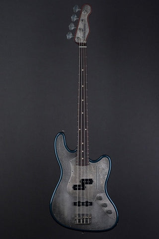 15099 Antique Silver Paisley SteelTopCaster Bass