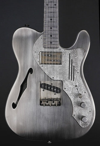 11188 Antique Silver Paisley Pickguard Deluxe SteelCaster