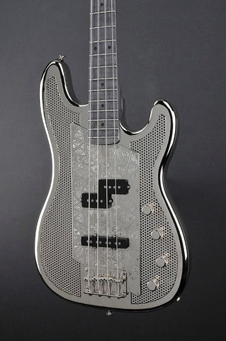 12052 Shiny Nickel African SteelCaster Bass