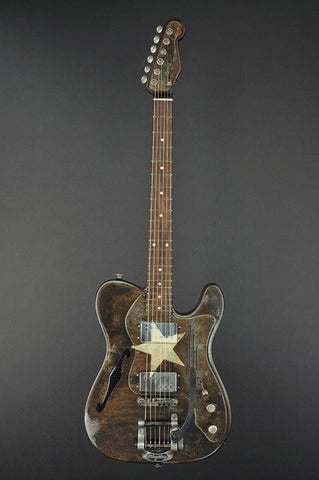 13121 Rust O Matic Cream Star Deluxe SteelCaster with B5 Bigsby