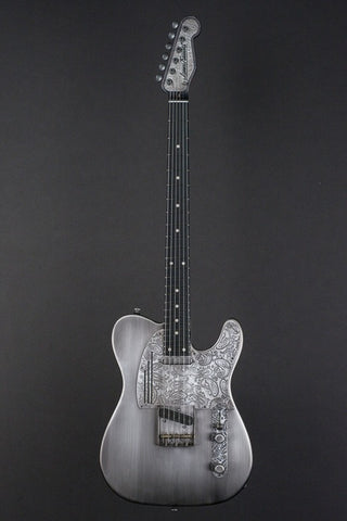 15125 Antique Silver Paisley Pickguard Baritone SteelCaster
