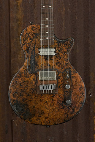 18072 Black Rust O Matic Paisley SteelDeville Caster